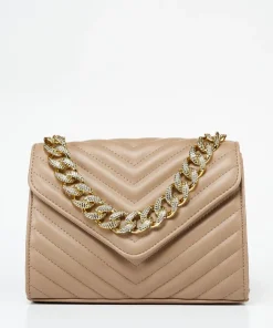 Bolso Acolchado Cadena Efecto