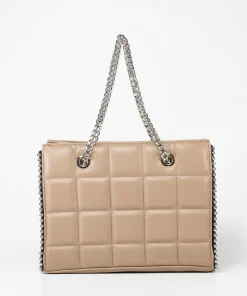 Bolso Acolchado Tachas Efecto