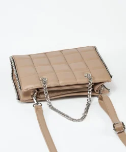 Bolso Acolchado Tachas Efecto