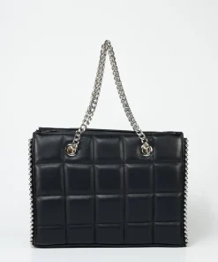 Bolso Acolchado Tachas Efecto