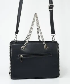 Bolso Acolchado Tachas Efecto