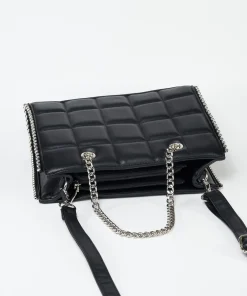 Bolso Acolchado Tachas Efecto