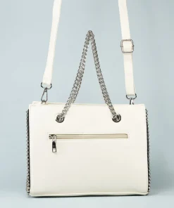 Bolso Acolchado Tachas Efecto