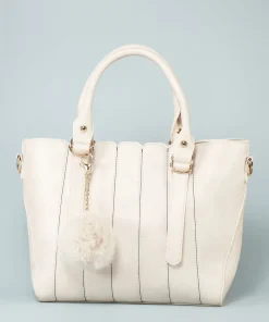 Bolso Bordados Rayas Efecto