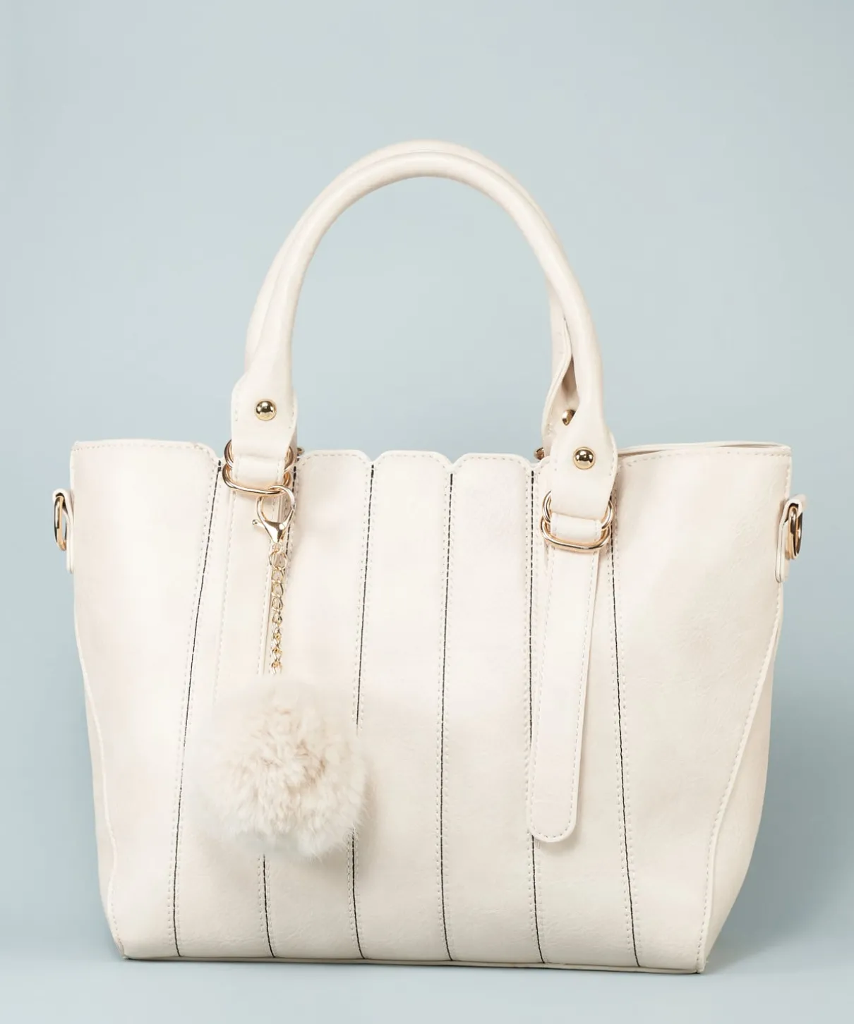 Bolso Bordados Rayas Efecto