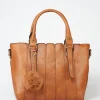 Bolso Bordados Rayas Efecto
