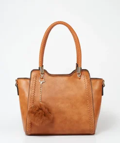 Bolso Detalle Asa Trenzada Efecto