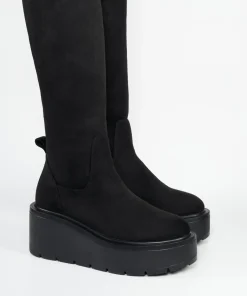 Bota Mosquetera Plataforma Efecto