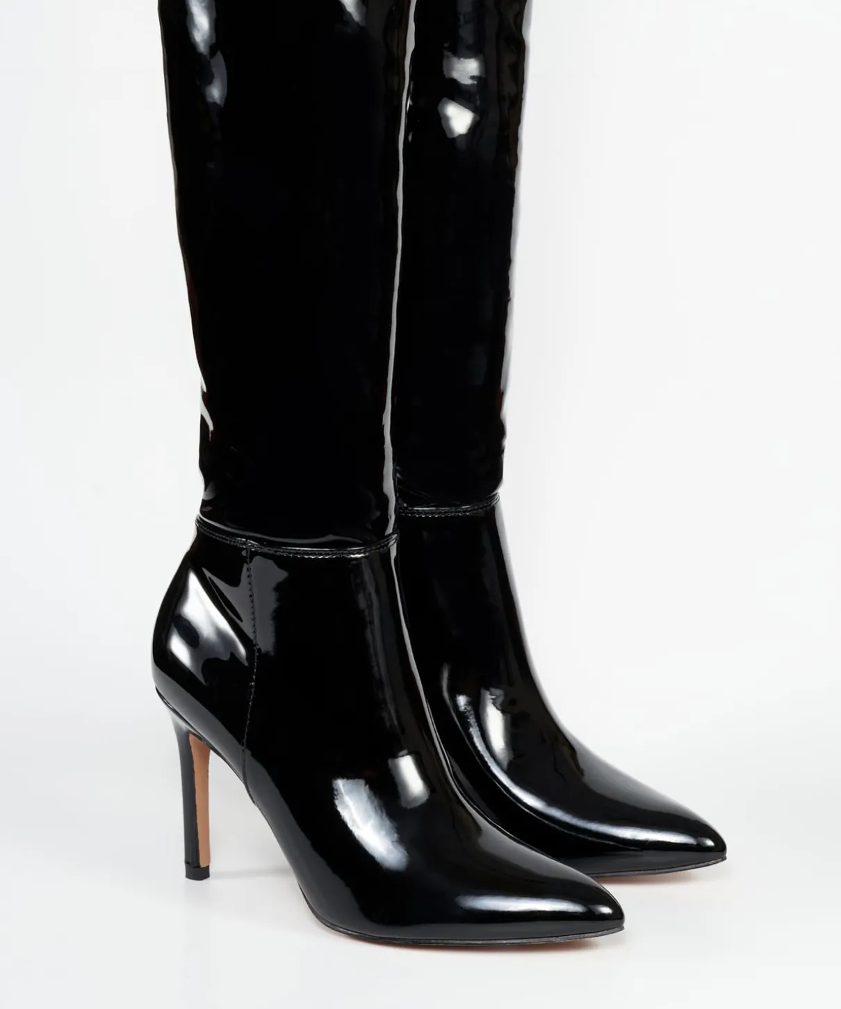 Bota Mosquetera Tacón Fino