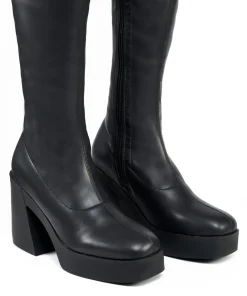 Bota Plataforma Mosquetera Efecto