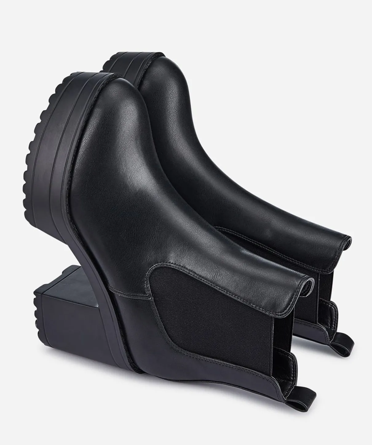 Botin Chelsea Plataforma Alta Efecto