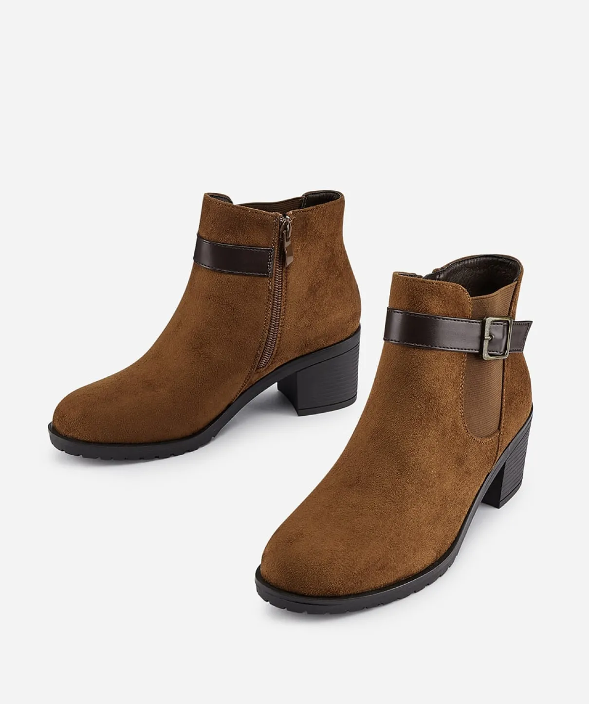 Botin Con Hebilla Efecto