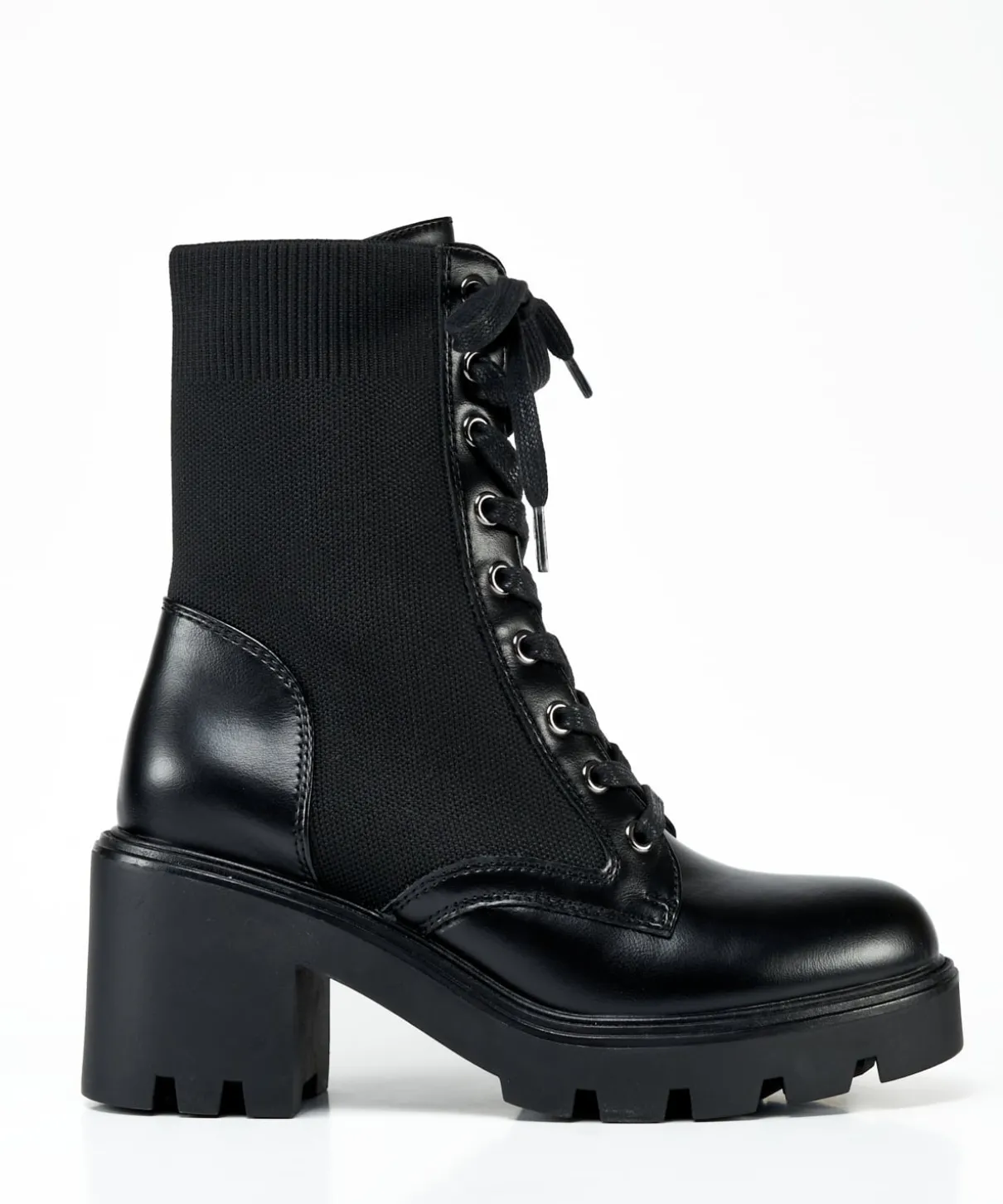 Botin Cordon Combinado Elastico