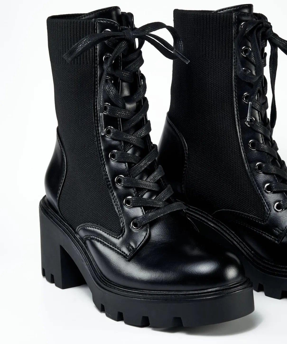 Botin Cordon Combinado Elastico