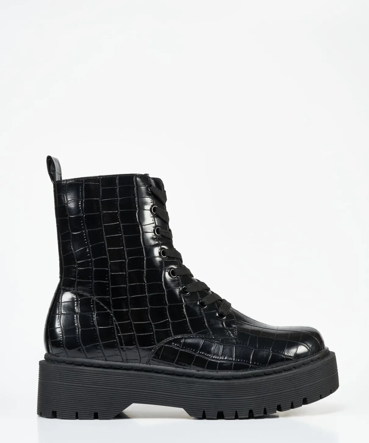 Botin Cordon Plataforma Efecto