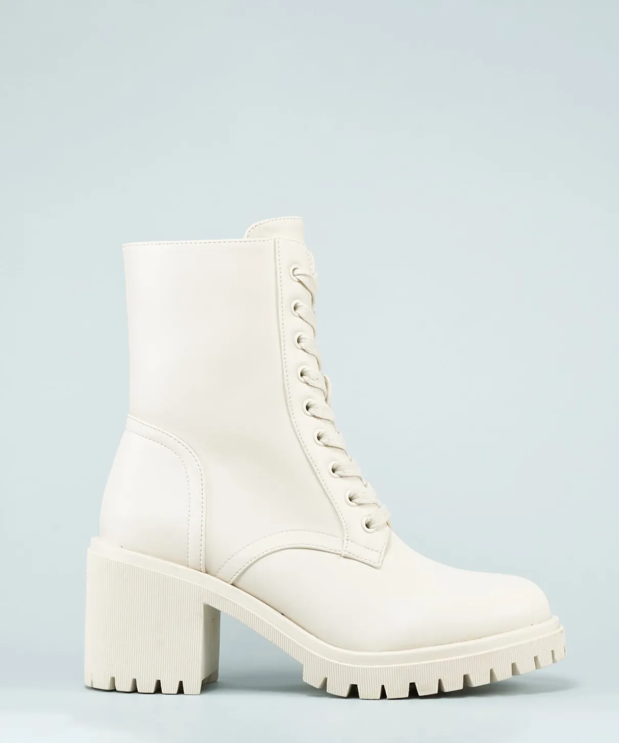 Botin Cordones Plataforma Efecto