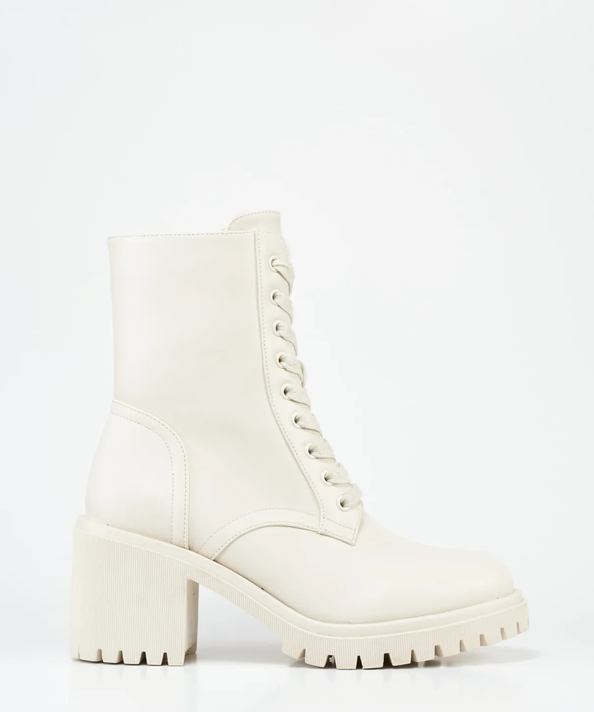 Botin Cordones Plataforma Efecto