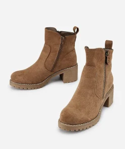 Botin Cremallera Efecto