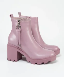 Botin Cremallera Flecos Efecto
