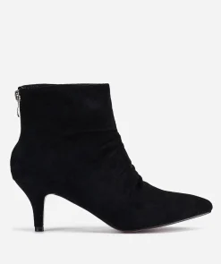 Botin Cremallera Trasera Efecto