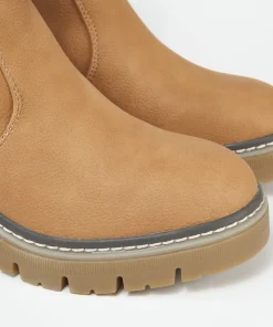 Botin Detalle Cremallera Efecto