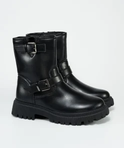 Botin Detalle Hebilla Efecto
