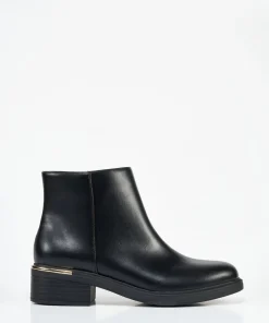 Botin Detalle Metalico Efecto