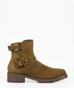 Botin Doble Hebilla Efecto