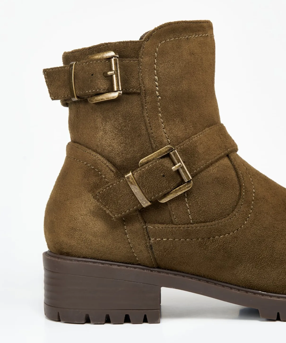Botin Doble Hebilla Efecto