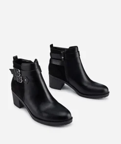 Botin Doble Hebilla Efecto