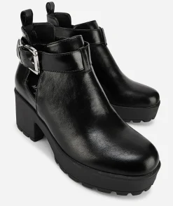 Botin Hebilla Abertura Lateral Efecto