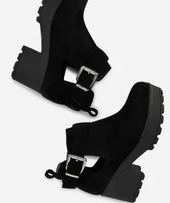 Botin Hebilla Abertura Lateral Efecto