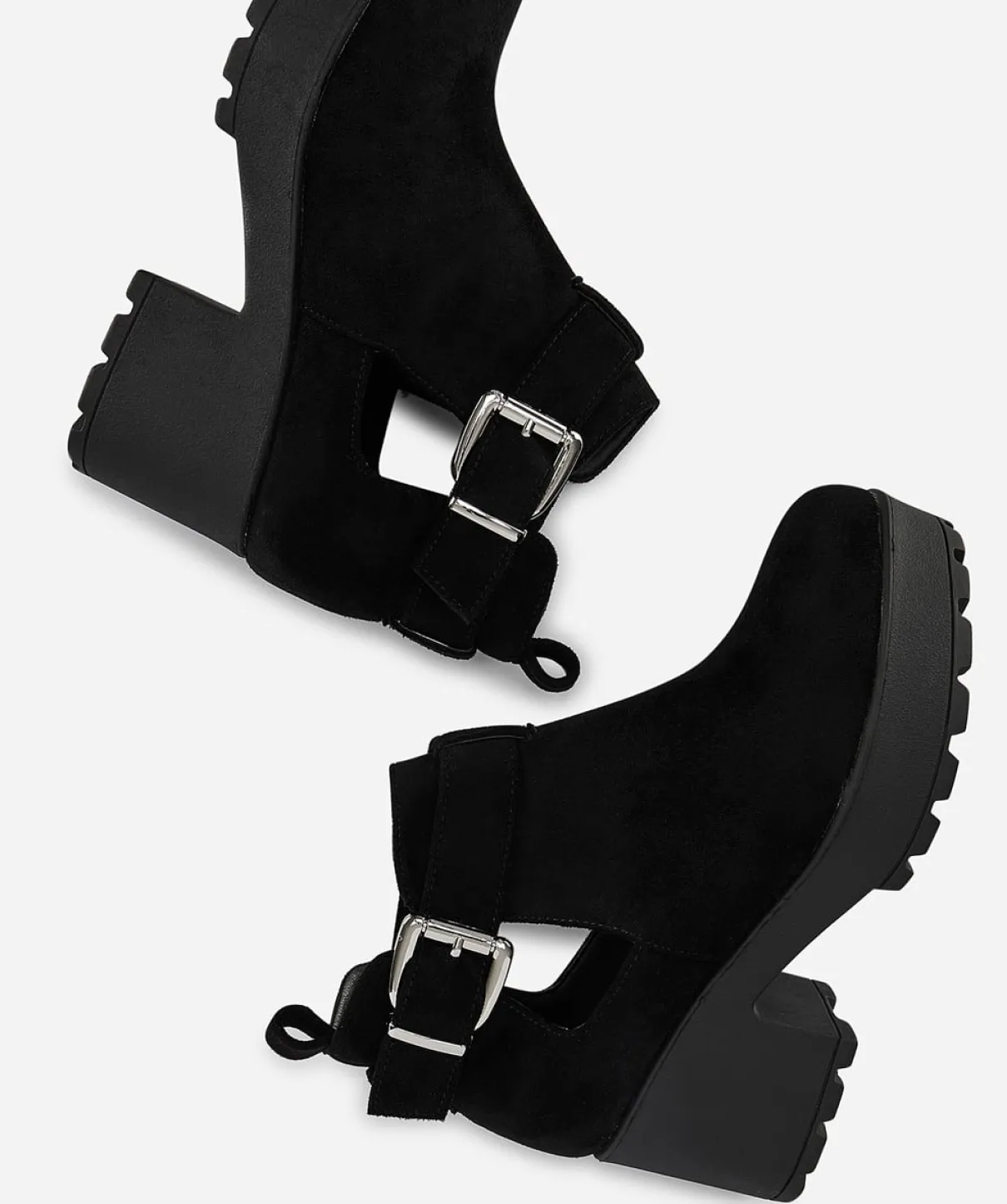 Botin Hebilla Abertura Lateral Efecto