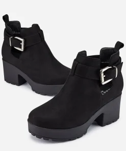Botin Hebilla Abertura Lateral Efecto