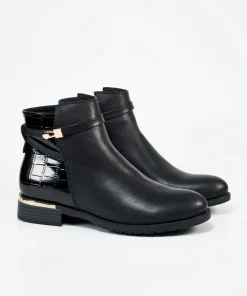 Botin Hebilla Combinada Efecto