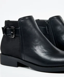 Botin Hebilla Combinada Efecto