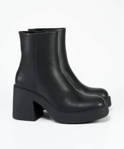 Botin Liso Plataforma Efecto