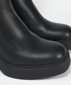Botin Liso Plataforma Efecto