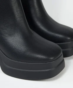 Botin Plataforma Detalle Cremallera Efec