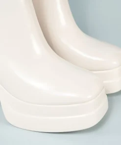 Botin Plataforma Detalle Cremallera Efec