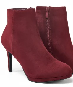 Botin Tacón Fino Efecto