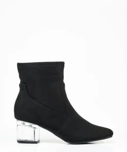 Botin Tacón Transparente Efecto