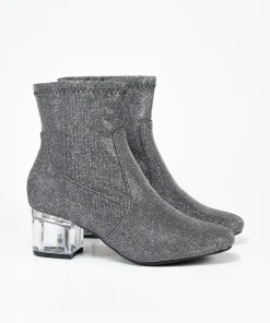 Botin Tacón Transparente Efecto