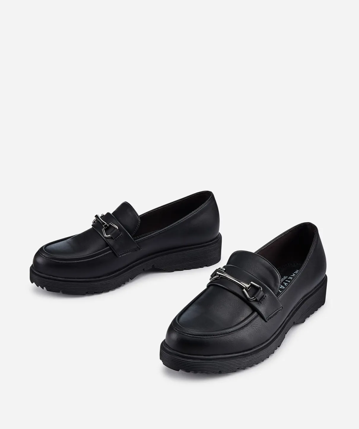 Mocasin Detalle Hebilla Efecto