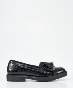 Mocasin Flecos Y Borlas Efecto
