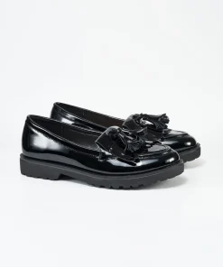 Mocasin Flecos Y Borlas Efecto