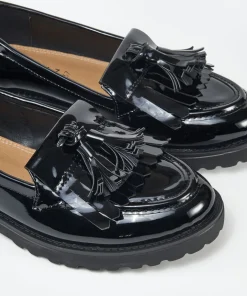 Mocasin Flecos Y Borlas Efecto