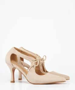 Sandalia Cerrada Cordones Efecto