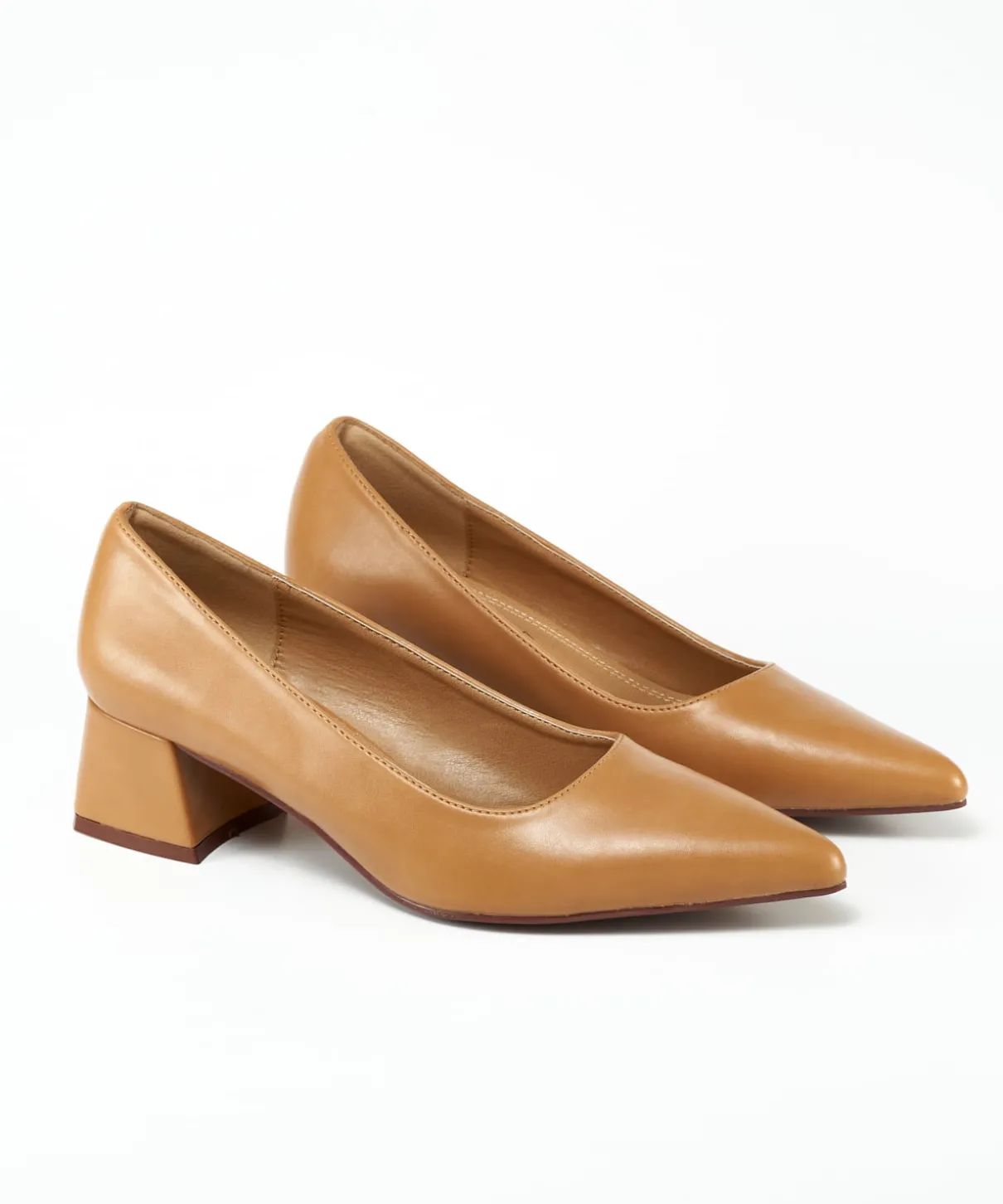 Zapato Salon Tacón Bloque Efecto