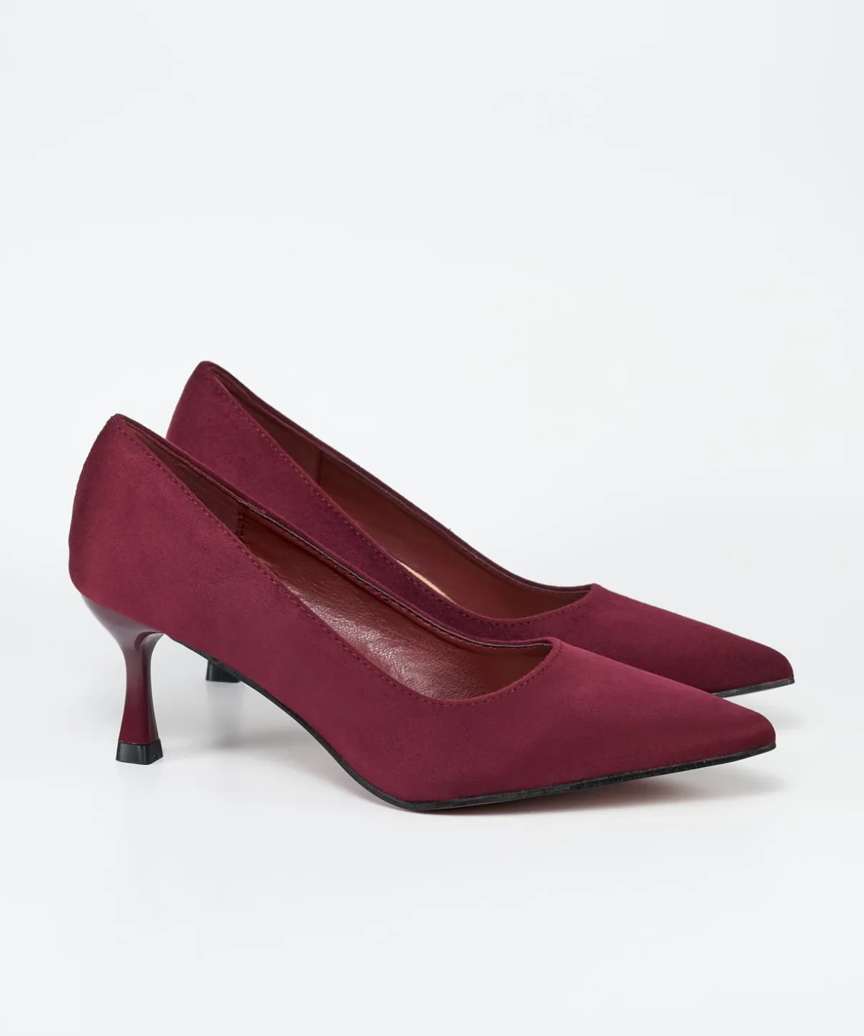Zapato Salon Tacón Medio Efecto